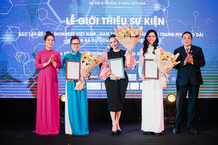Lễ giới thiệu sự kiện “Xác lập Kỷ lục Guinness Việt Nam – Nam Nữ Doanh nhân mặc trang phục Áo dài quảng bá Du lịch nhiều nhất Việt Nam”